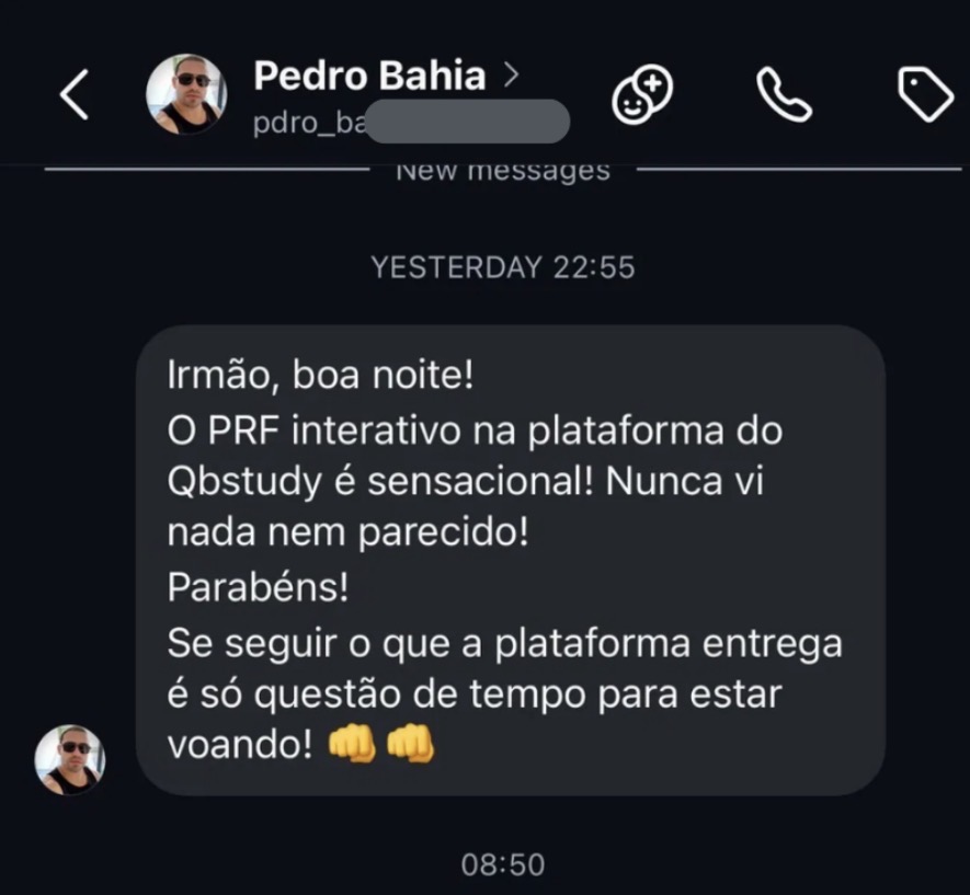 Depoimento real de aluno