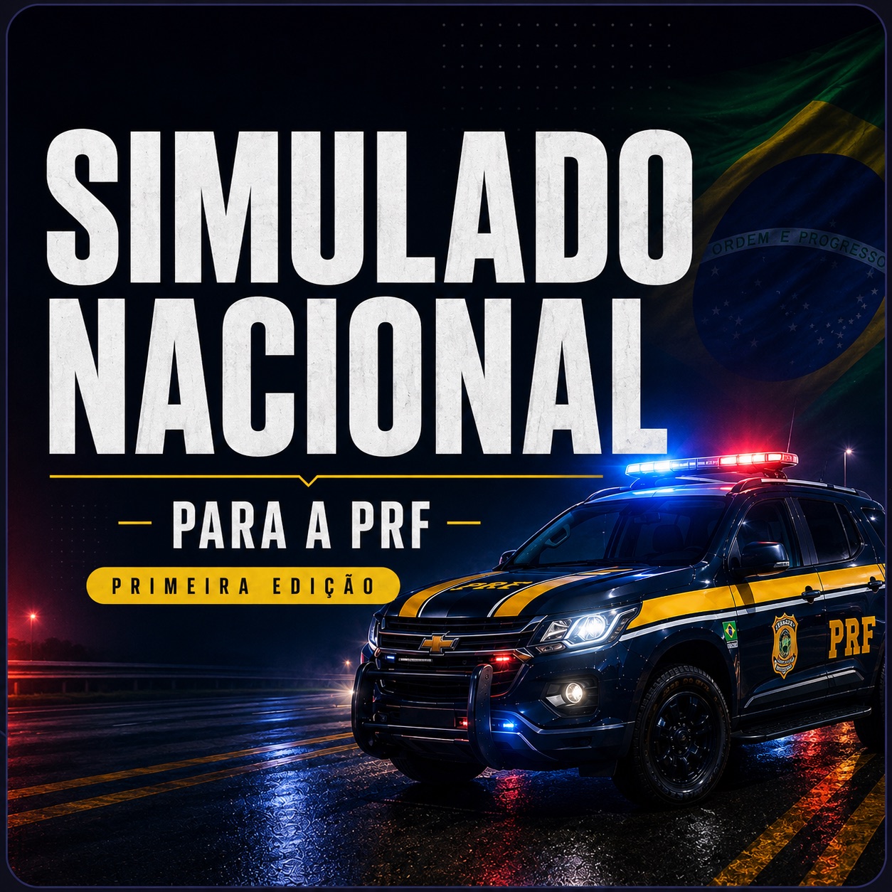 Simulado Nacional para a PRF: 120 questões + redação